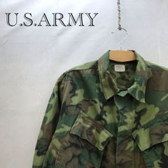 U.S.ARMY ユーエスアーミー 8415-945-7656 ミリタリージャケット カモフラ MEDIUM REGULAR 長袖シャツ 迷彩 米軍 メンズ