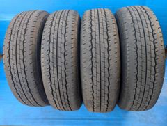 195/80R15  107/105L  SP175N  ダンロップ　2022年製　4本　中古品【法人宛で送料無料！一般・個人のお客様も大歓迎！(説明欄参照)】