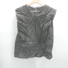◇ ⊂ N. Natural Beauty Basic フリル ノースリーブ カットソー サイズM ブラック レディース E  【1501160025975】のサムネイル