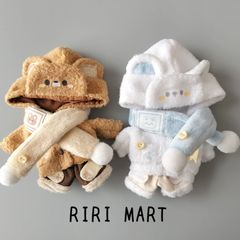 オビツ11　くまちゃんアウター+ボトムス+マフラー　ねんどろいどどーる　クマ　熊