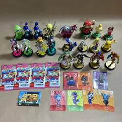 ★ amibo アミーボ  20体 & amibo カード 4パック＋8枚 まとめ商品 スプラトゥーン イイダ ウツホ スマブラ パルテナ アイク サムス 1.00kg