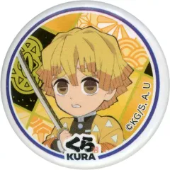 【中古】バッジ・ピンズ 我妻善逸 「鬼滅の刃×無添くら寿司 ビッくらポン ミニキャラ缶バッジ」