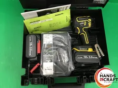 ☆パナソニック Panasonic　充電式インパクトドライバ　EZ1PD1J18D-Y　18V5.0Ah×2 充電器付　おそらく未使用　美品のサムネイル