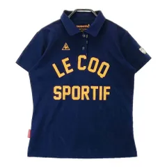 サイズ：L LE COQ GOLF ルコックゴルフ  半袖ポロシャツ  ネイビー系 [240101500631] ゴルフウェア レディース ストスト