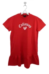 【未使用品】Callaway(キャロウェイ) ワンピース 赤 レディース S C24129220 ゴルフ用品 2504-0253 新品