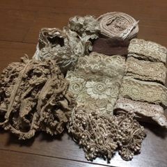 【ジャンクジャーナル】柿渋染めレース アソートセット