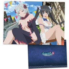 【新品/公式】ダンジョンに出会いを求めるのは間違っているだろうかⅤ_クリアファイル ヘスティア&フレイヤ 公式グッズ colleizeのサムネイル