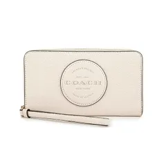 新品 コーチ COACH 長財布(ラウンドファスナー) デンプシー ラージ フォン ウォレット ホワイト 白