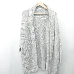 ◇ ⊇ JOURNAL STANDARD relume フード付き 長袖 ニットカーディガン サイズF グレー レディース E  【1409240036173】