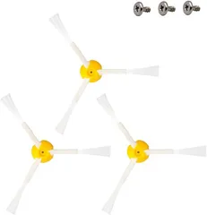 TOPONIMI 互換品 交換互換品 ルンバ エッジクリーニングブラシ 3本交換用 500/600/700/800/900シリーズ アイロボット 掃除機 アクセサリ フィルター ルンバ消耗品(黄,  3点 800/900ブラシ)