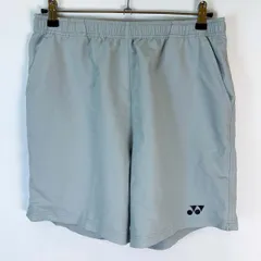 ヨネックス ゲームパンツ ハーフパンツ L ライトグリーン YONEX バドミントンウェア