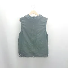 ◇ ⊂ UMBRO アンブロ ノースリーブ ナイロンジャケット サイズL ブラック メンズ E  【1502180056741】