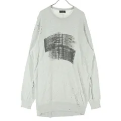 美品 ZARA MAN ザラマン 長袖 ニット M グレー セーター メンズ 古着