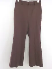 ◇ BEAUTY & YOUTH UNITED ARROWS センタープレス パンツ サイズS ブラウン レディース P  【中古】 【1210180009581】