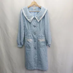 ◇ ⊇ axes femme アクシーズファム 長袖 コート サイズM ライトブルー レディース E  【1503050034616】