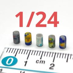 1/24 ミニチュア　お酒　ドリンク　フィギュア　ドールハウスに　1/64より大 完成品　ミニチュアイメージ　３D