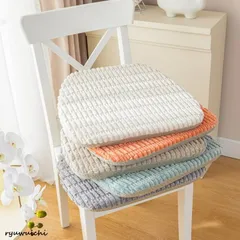 送料無料☆新品☆ストッパー付き馬蹄形レース青花チェアパッド☆クッション☆五枚組 送料無料☆新品☆ストッパー付き馬蹄形レース青花チェアパッド