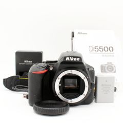 わずかシャッター数2771枚【新品級】Nikon D5500 ボディ ブラック#6644