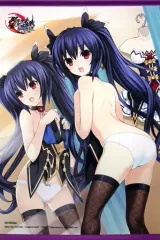 【中古】タペストリー ノワール 描き下ろしB2タペストリー 「PS4ソフト 閃乱忍忍忍者大戦ネプテューヌ -少女達の響艶-」 トレーダー購入特典
