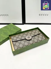【今日特価】Gucci グッチ オリジナル素材二つ折り財布 スタイリッシュで実用的、仕上げ精良-WTO輸入2