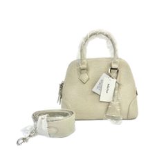 【新品未使用タグ付、限定人気カラー】Mila Owen ワイドショルダーボストンバッグ　2WAYバッグ　ショルダーバッグ　ハンドバッグアイボリー　IVR　ミラオーウェン【大草直子着用】