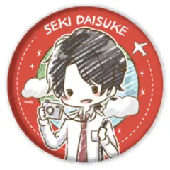 【中古】バッジ・ピンズ(キャラクター) 関大輔 「缶バッジ スタンドマイヒーローズ 02.マトリ＆九条家＆都築兄弟 旅行ver. グラフアートデザイン」