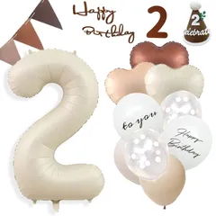 【在庫セール】2歳 誕生日 飾り付け、数字 バルーン 大きい バースデー 飾り 誕生日 バルーン 飾り バルーンフラワー 誕生日 かざりつけ 女の子 男の子