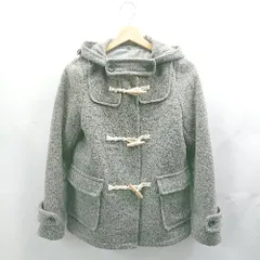 ◇ ⊇ MUJI 無印良品 ムジルシ 長袖 ダッフルコート サイズL グレー レディース E  【1503060046111】