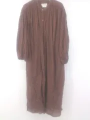 ◇ ◎ CIAOPANIC TYPY チャオパニックティピー 長袖 ロング シャツ ワンピース サイズONE ブラウン レディース E  【1304260005096】