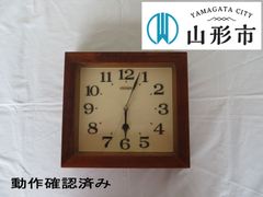 掛時計　四角　シチズン　【R5-028】