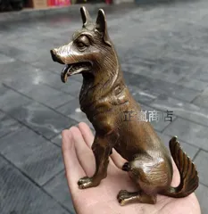 ビンテージ 犬 銅製 ドイツ 置物 インテリア 工芸品 美術品 ビンテージ 犬 銅製 ドイツ 置物 インテリア 工芸品 美術品