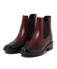 【人気商品】オックスフォード 靴 サイドゴア 軽量 ショート 防水 レディース 撥水 レインブーツ 長靴 [アイモハ]