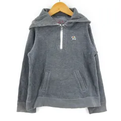 アーノルドパーマー ハーフジップ ニットパーカー 長袖トレーナー スポーティ キッズ 男の子用 135サイズ グレー Arnold Palmer 【中古】