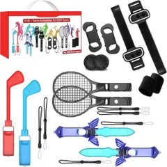 [新品※未使用] Switch Sports用アクセサリー (ニンテンドースイッチスポーツ対応) Elnicec Joy-Conグリップ用アクセサリ スイッチ スポーツ用 ハンドル アクセサリー 体感ゲーム対応 対戦実装 没入感体験 大人と子供向け swi