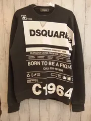 DSQUARED2 ディースクエア スウェット S74GU0410 Mサイズ ブラック メンズ インポート
