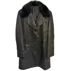 Lamatta ラマッタ ダブルフェイスリアルムートン レザーコート 黒48 Lamatta ラマッタ ダブルフェイスリアルムートン レザーコート 黒48