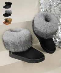 ムートンブーツ 裏起毛ブーツ 冬靴