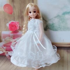 27センチドール服 ハンドメイド ドレスセット リカちゃん no.2756