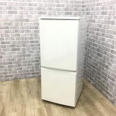 【リユース保証付き】 シャープ 冷蔵庫 2ドア 137L SJ-D14B-W つけかえどっちもドア 