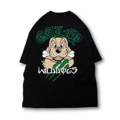 ガルフィー 半袖 Tシャツ 152014 覚醒ビースト ストリート 犬 ロゴ ブラック