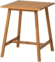 【在庫セール】天然木 テーブル ユーカリ マリーウッド MWF パラソル穴あり ガーデンテーブル 耐久性に優れているユーカリ材 タカショー MWF-28T