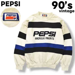 【希少】 90sヴィンテージ ペプシ PEPSI ビッグロゴ スウェット トレーナー M ヘザーグレー メンズのサムネイル