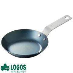 新品未使用  ミニフライパン LOGOS ロゴス 鉄の職人グリルパン13cm ★参考価格3509円★