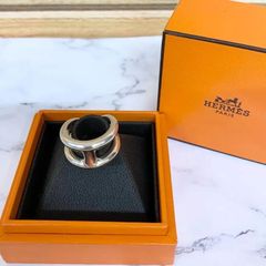 HERMES Osmose Ring オスモズリング 指輪 エルメス 51　シルバー