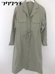 ◇ fifth フィフス 長袖 ロング ワンピース グリーン系 レディース  【中古】 【1111020006930】