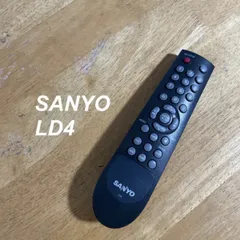 サンヨー SANYO LD4 リモコン テレビ 液晶 赤外線チェック済 清掃 除菌済み 中古 RC3739のサムネイル