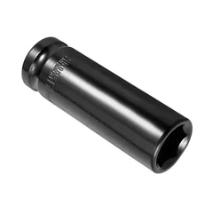 CoCud ディープインパクトソケット 1/2インチドライブ17mmソケット6ポイ ント Cr-V熱処理黒 - （用途：DIY手作り）