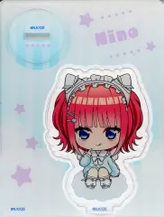 【中古】アクリルスタンド・アクリルパネル 中野二乃 アクリルスタンド(ミニキャラ絵柄) 「五等分の花嫁∽ Tree Village cafe」