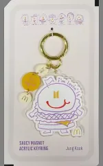 【中古】雑貨 ジョングク(BTS/防弾少年団) SAUCY マグネットアクリルキーリング 「BTS×マクドナルド 第2弾」