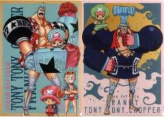[중고] 클리어 파일 쵸퍼 & 프랭키 A4 클리어 파일 세트 (2 장 세트) ONE PIECE DAY 컬렉션 [이치 반 쿠지 원피스 FULL FORCE] I상